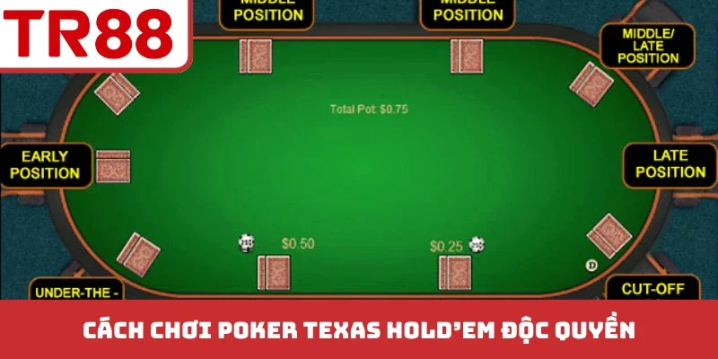 Cách chơi Poker Texas Hold'em độc quyền