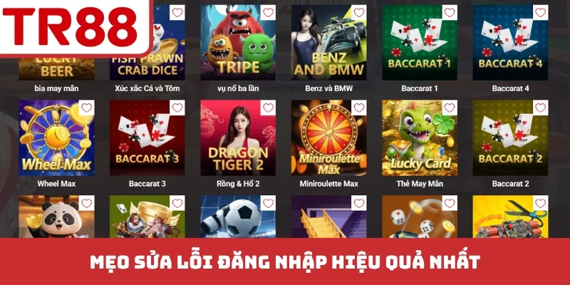 Mẹo sửa lỗi đăng nhập hiệu quả nhất