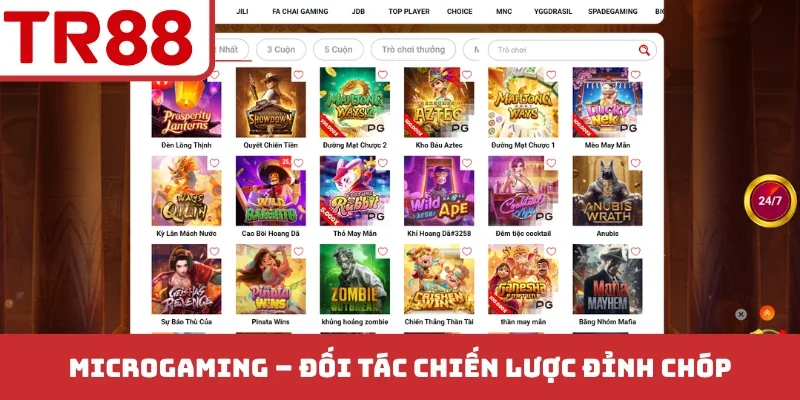 Microgaming - Đối tác chiến lược đỉnh chóp