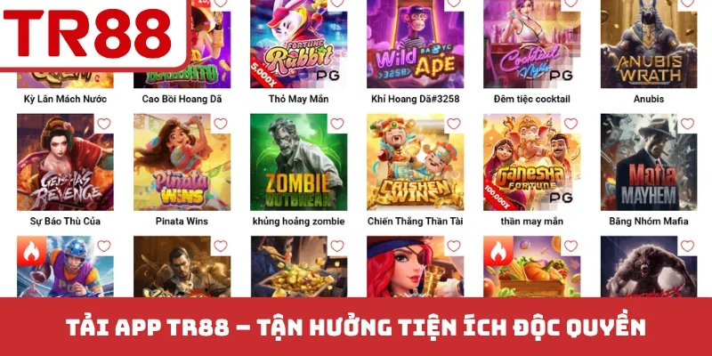 Tải app TR88 - Tận hưởng tiện ích độc quyền