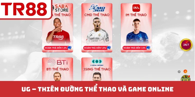 UG - Thiên đường thể thao và game online